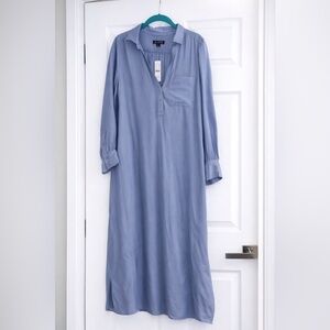 J. Crew Bungalow dress in drapey viscose twill